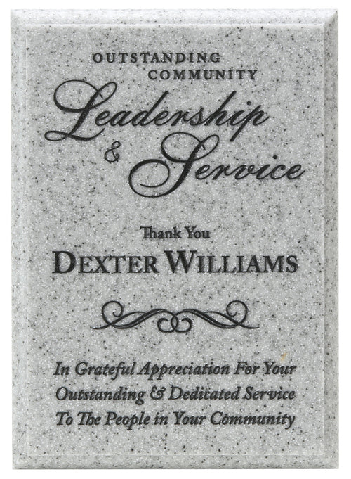 Acrylastone Plaque