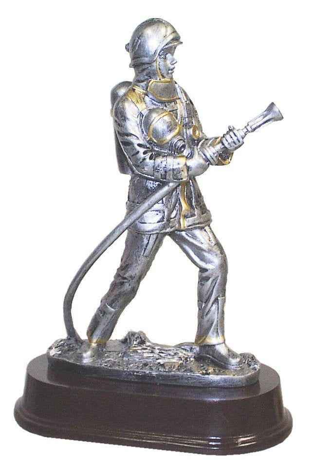 Fireman With Oxygen Tank Resin Award