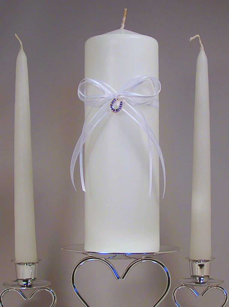 Lucky in Love Unity Candle Set