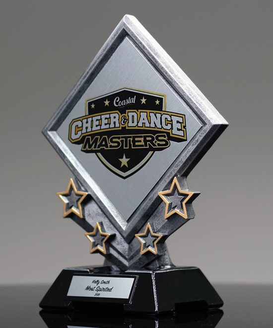 Custom Diamond Stars Trophy