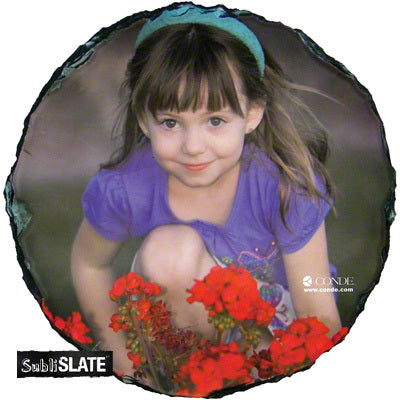 Glossy Round Photo Stone