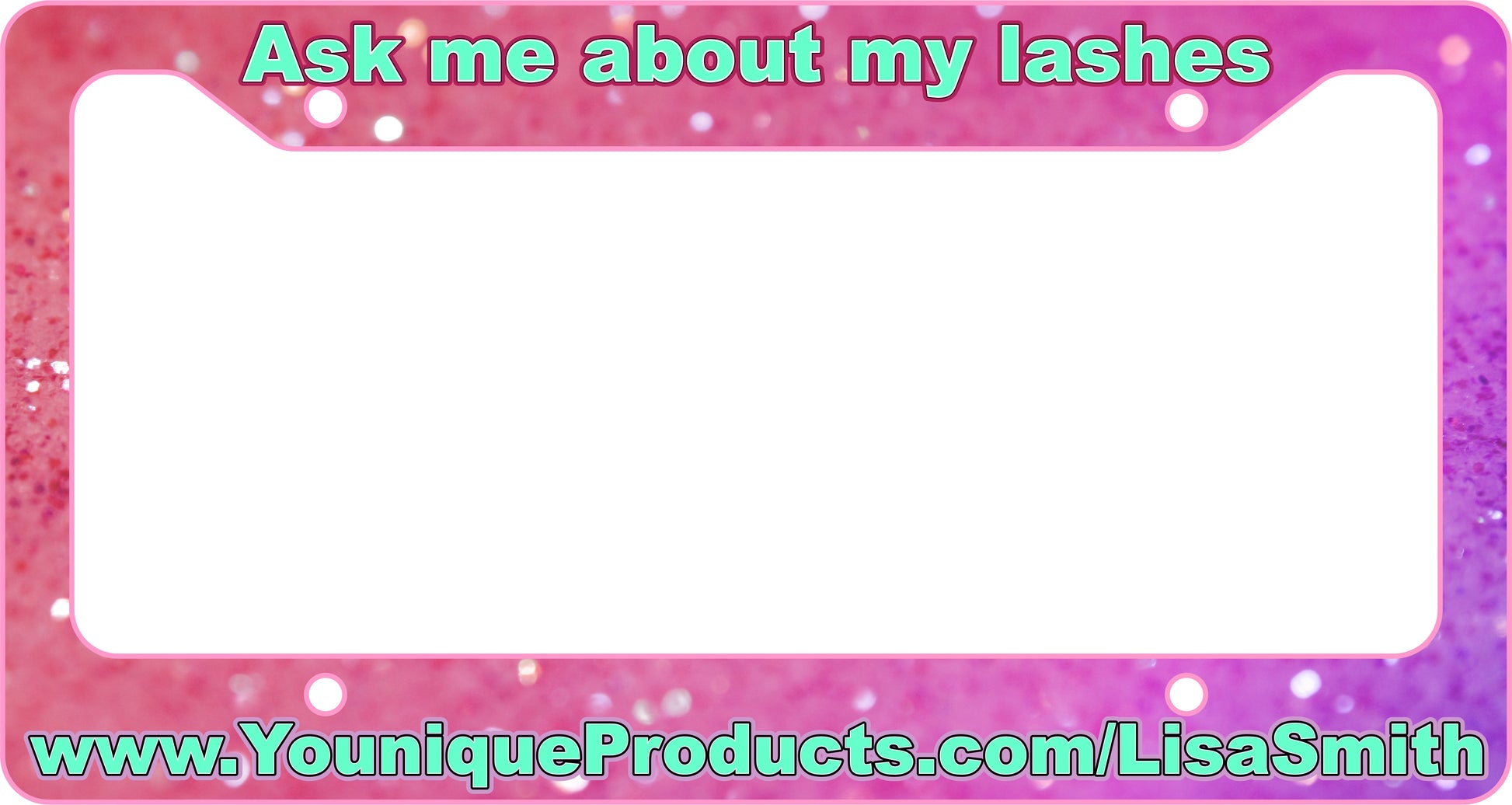 Fully Custom License Plate Frame