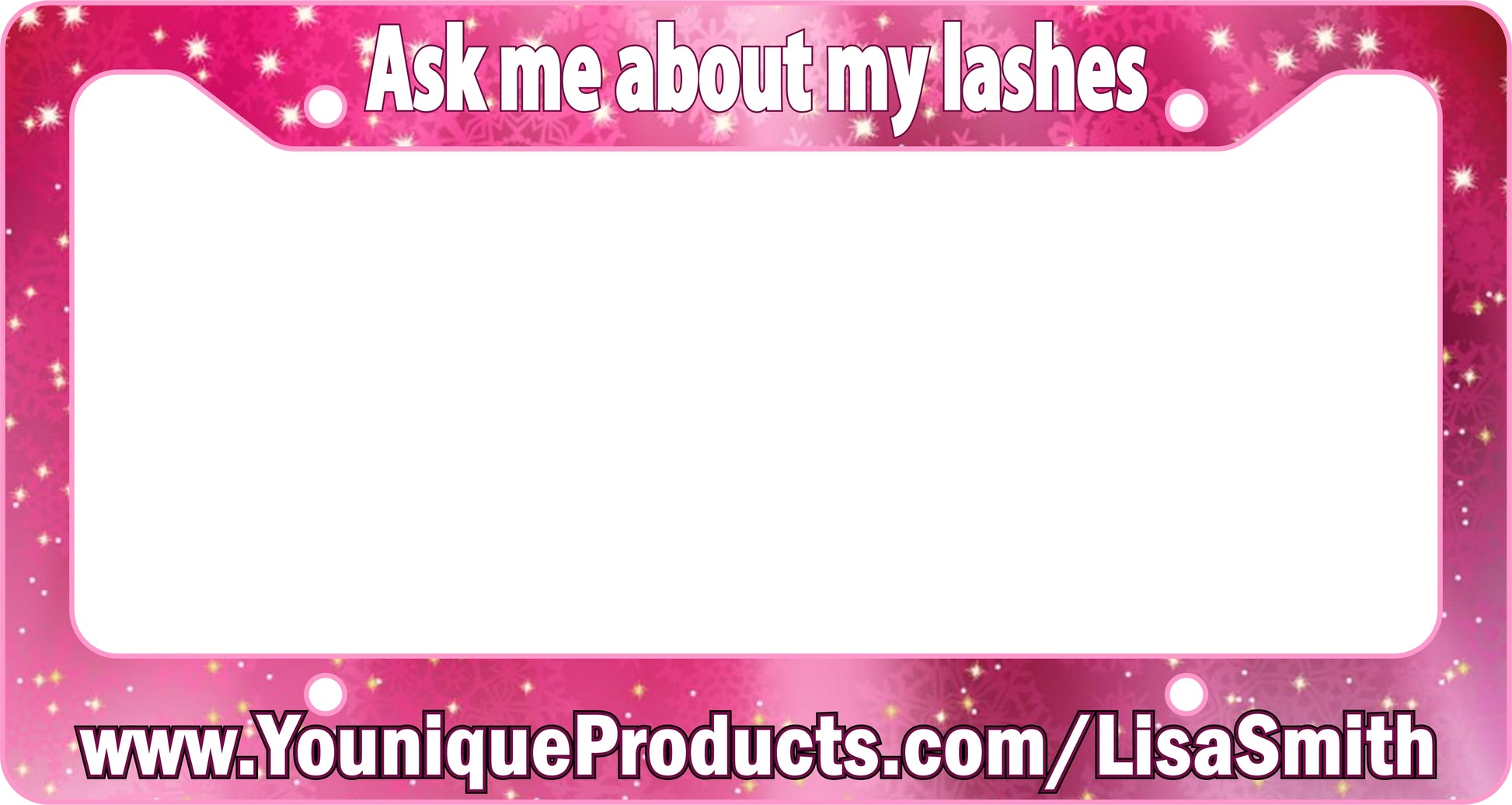 Fully Custom License Plate Frame