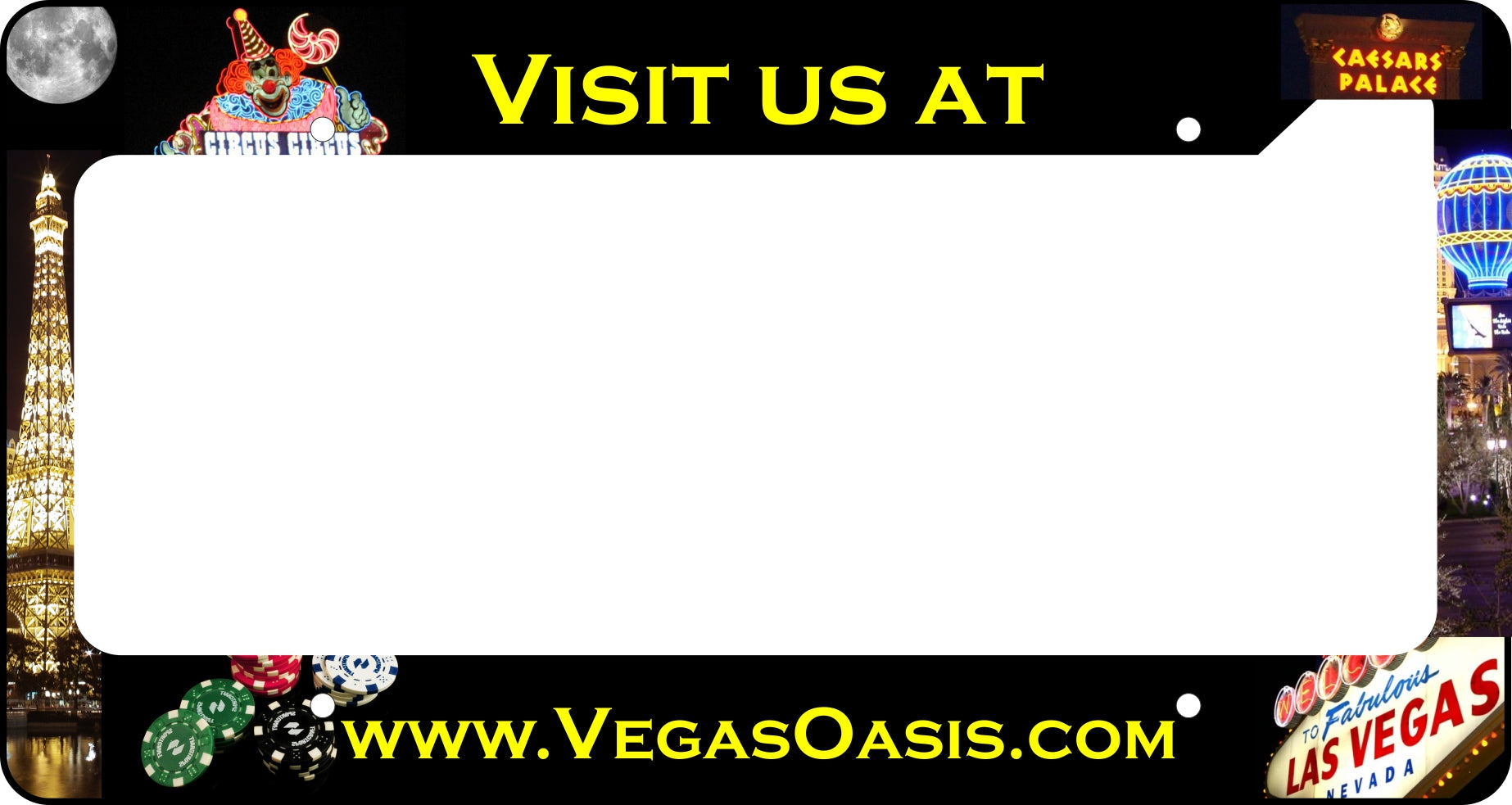 Fully Custom License Plate Frame