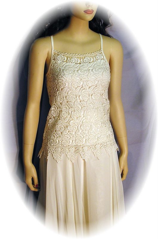Long Lace Tank Top