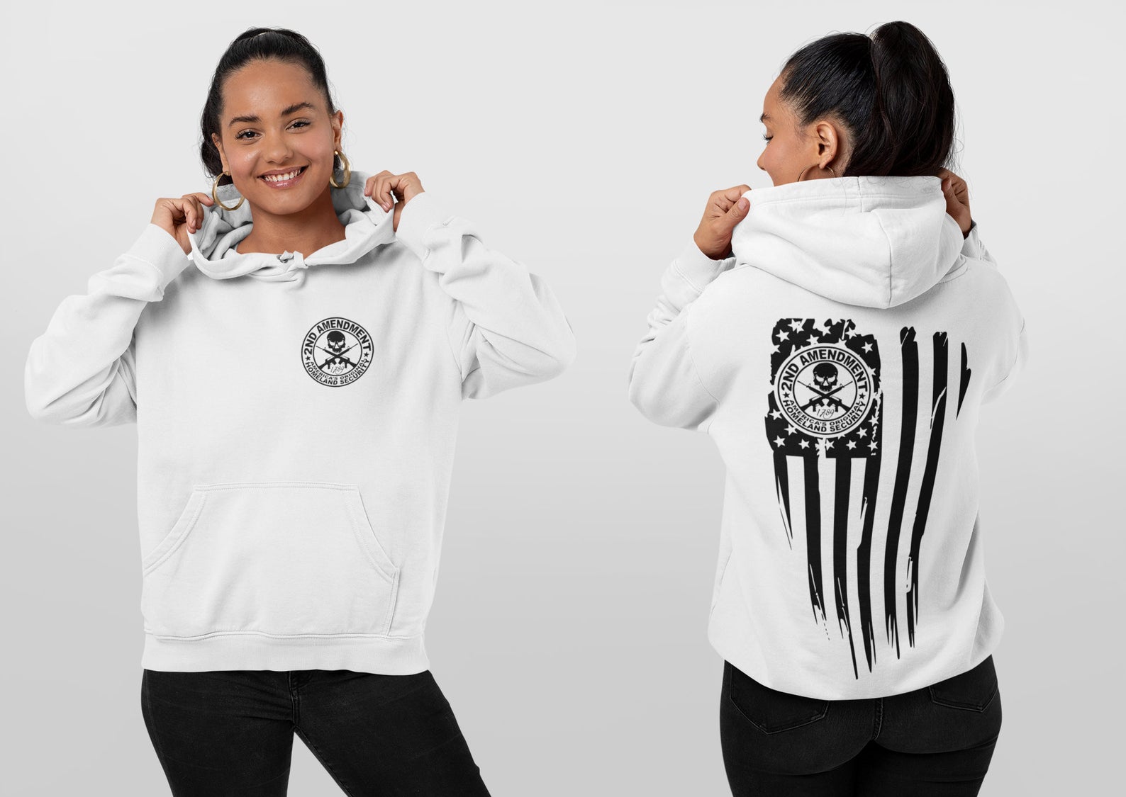 2nd Amendment Flag Hoodie