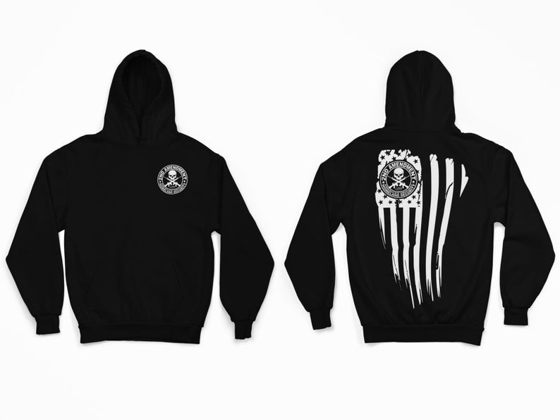 2nd Amendment Flag Hoodie