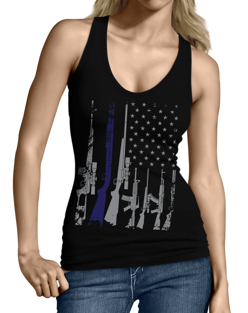 Rifles and Stars Tank Top
