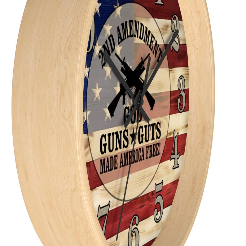 2nd Amendment Clock, Beige