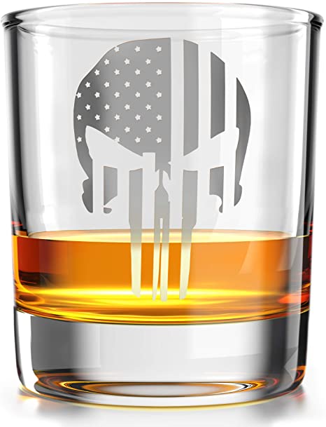 Punisher Rocks Glass