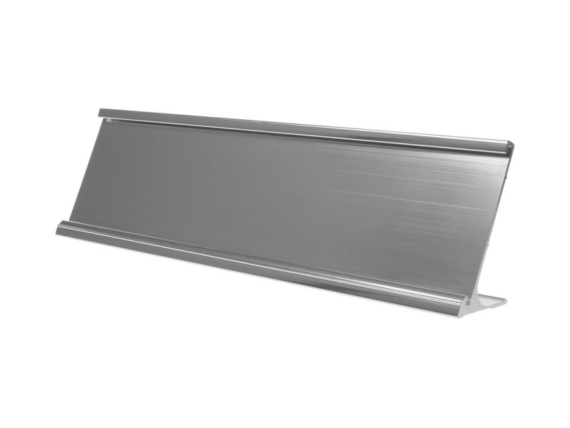 2" x 10" Corridor Sign with Engraved Plastic Insert