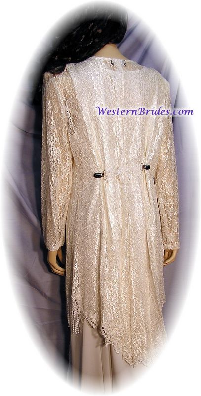 Ivory Lace Frock Jacket