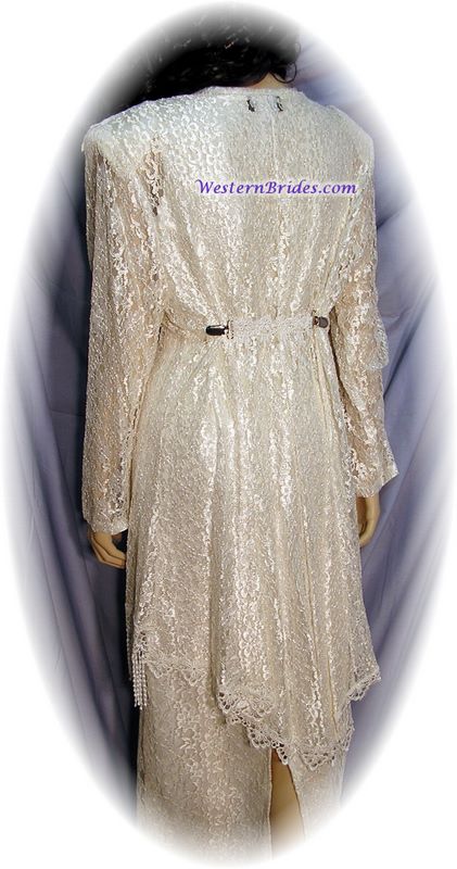 Ivory Lace Frock Jacket