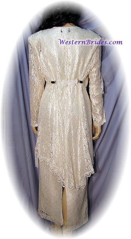 Ivory Lace Frock Jacket