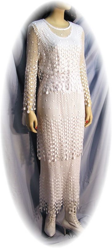 Coffee Bean Sleeveless Bridal Set, Ivory