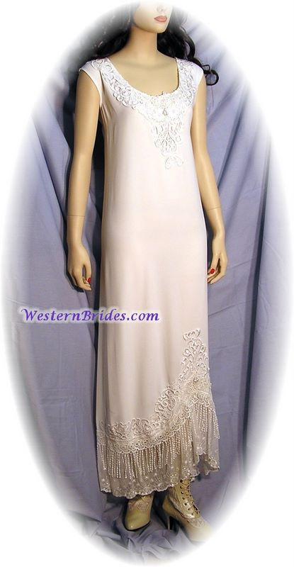 Ivory Sleeveless Crepe Dress