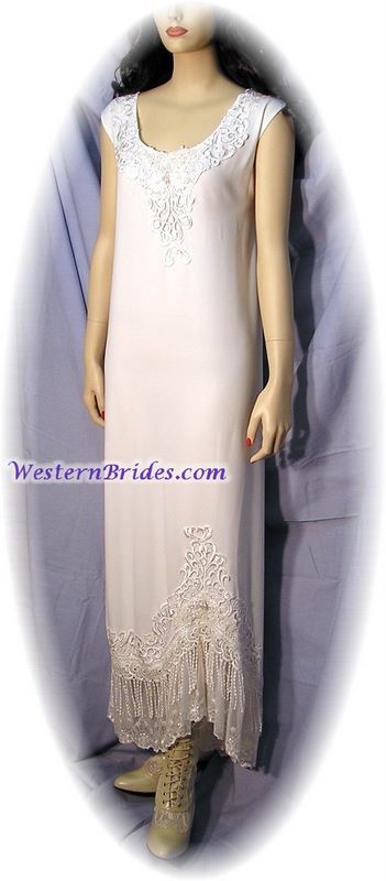 Ivory Sleeveless Crepe Dress