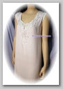 Ivory Sleeveless Crepe Dress