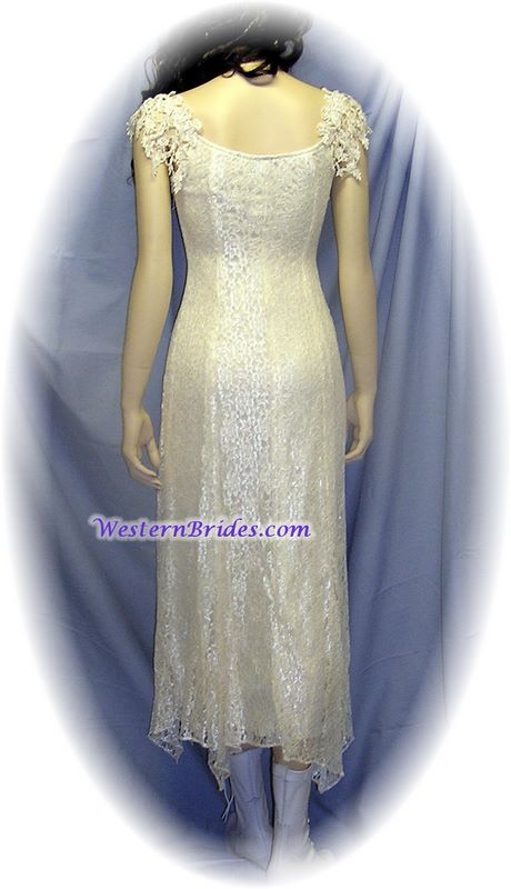 Vonda D Hanky Hem Dress in Ivory