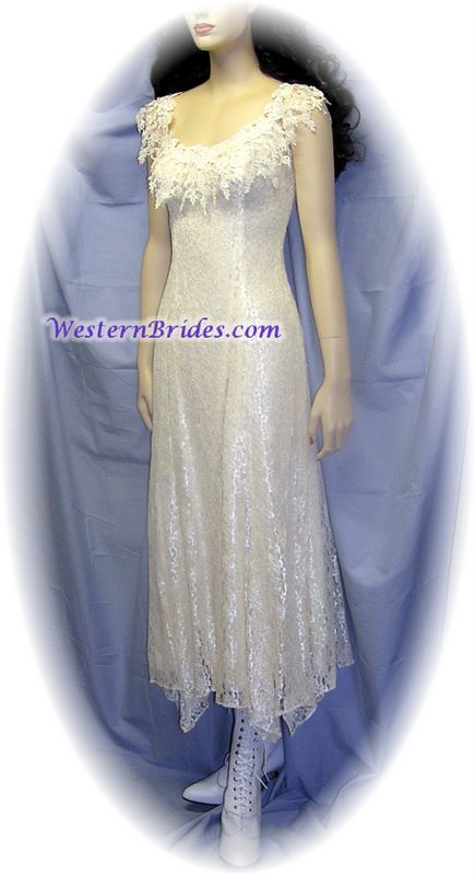 Vonda D Hanky Hem Dress in Ivory
