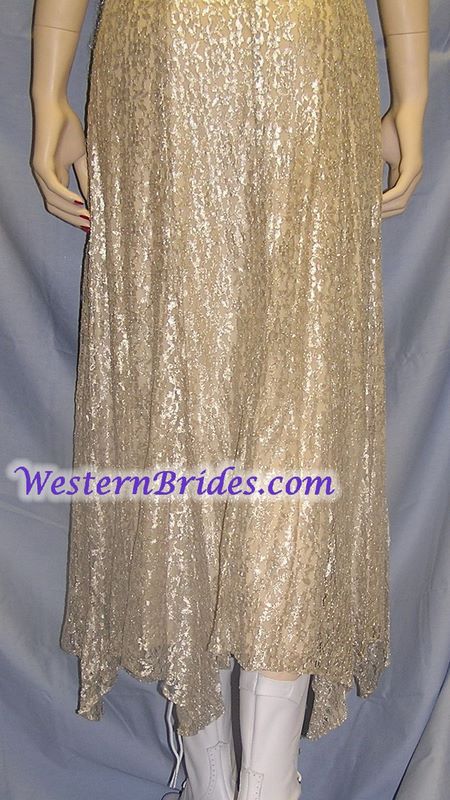 Vonda D Hanky Hem Dress in Tea