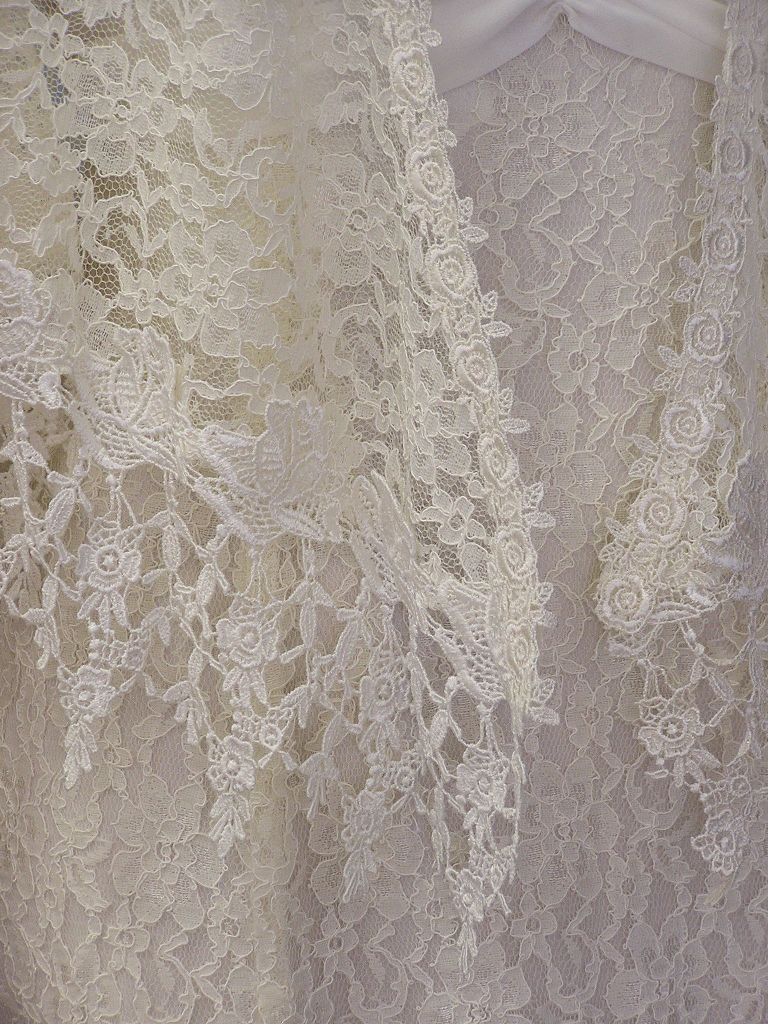 Venice Lace Edge Shawl