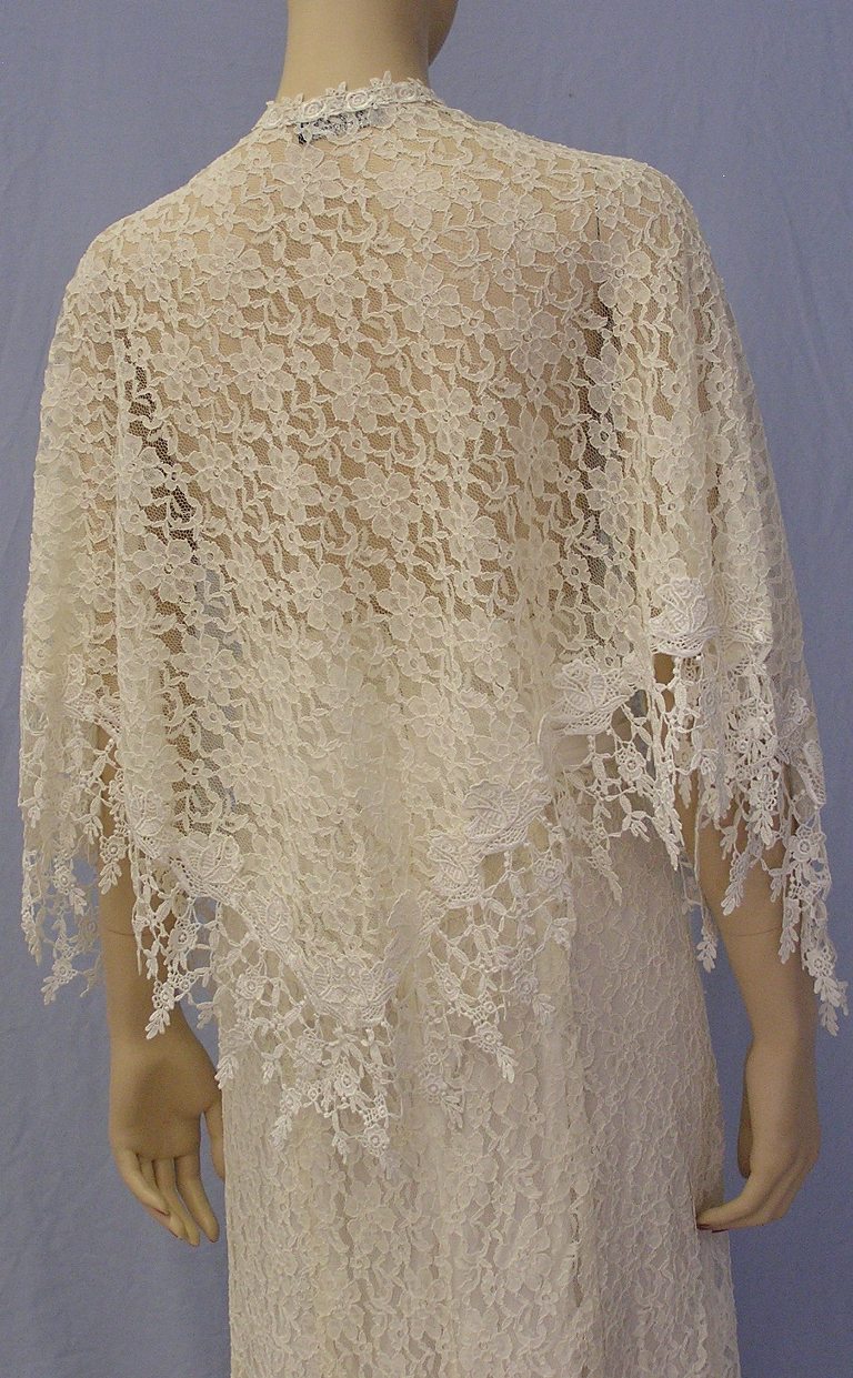 Venice Lace Edge Shawl