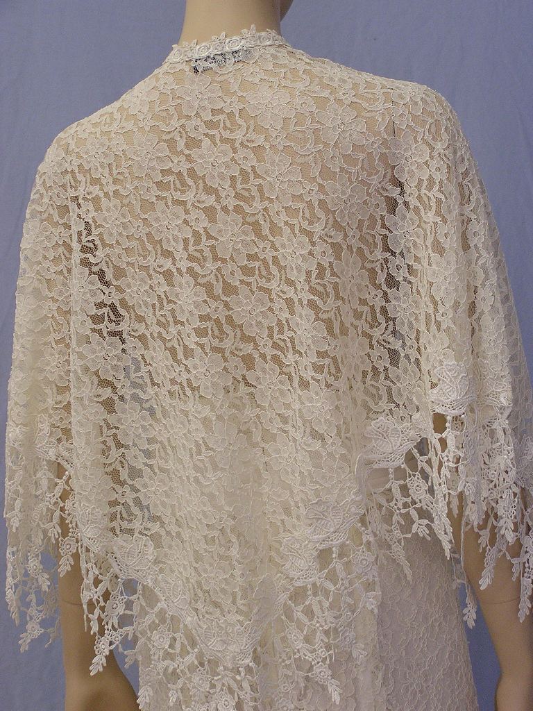 Venice Lace Edge Shawl