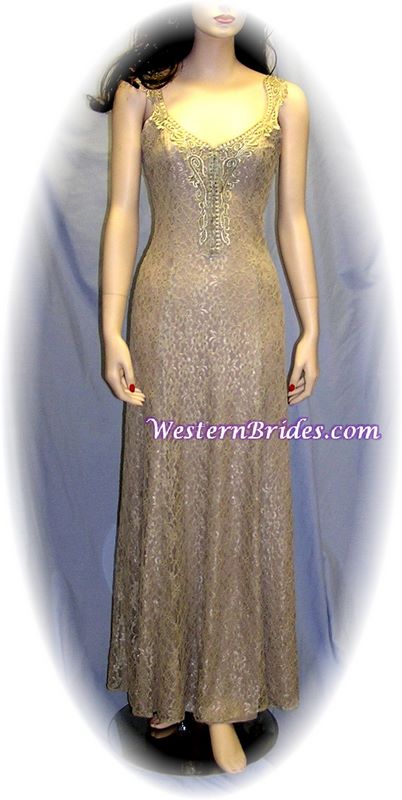 Vonda D Corset Tank Dress in Tea