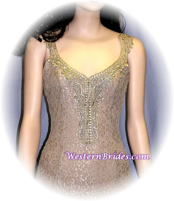 Vonda D Corset Tank Dress in Tea