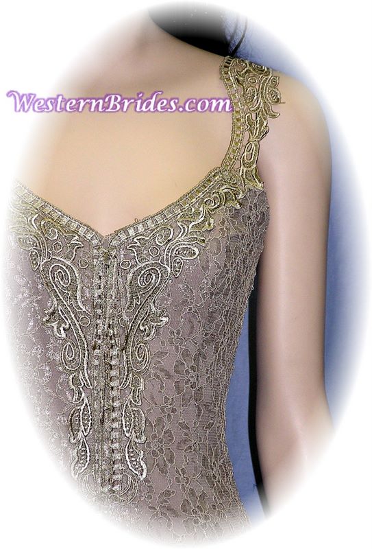 Vonda D Corset Tank Dress in Tea