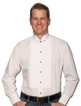 Traditional Western Tuxedo Shirt