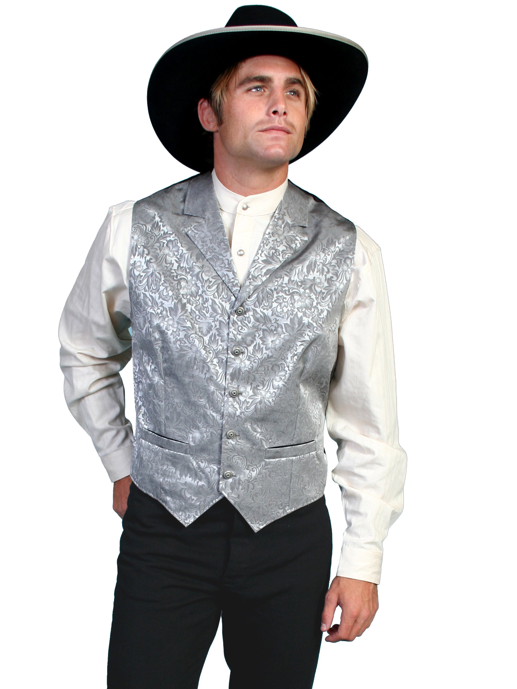Wah Maker "Twin City" Vest in Grey