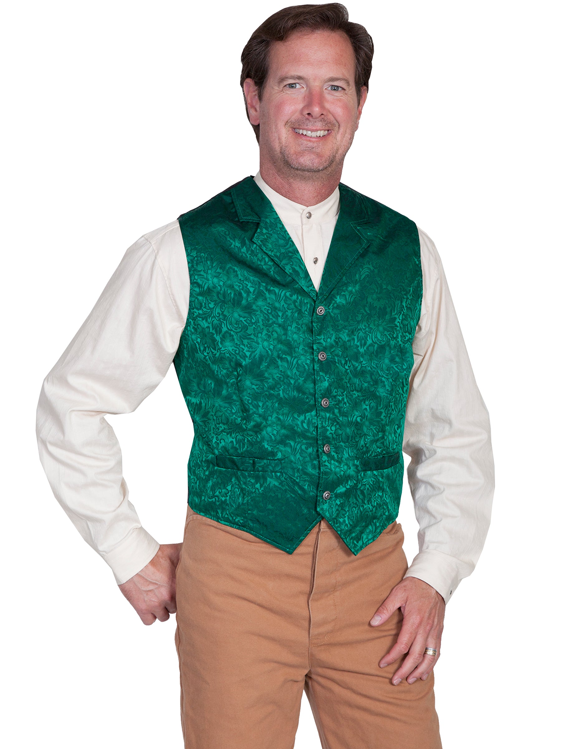 Wah Maker "Twin City" Vest in Hunter