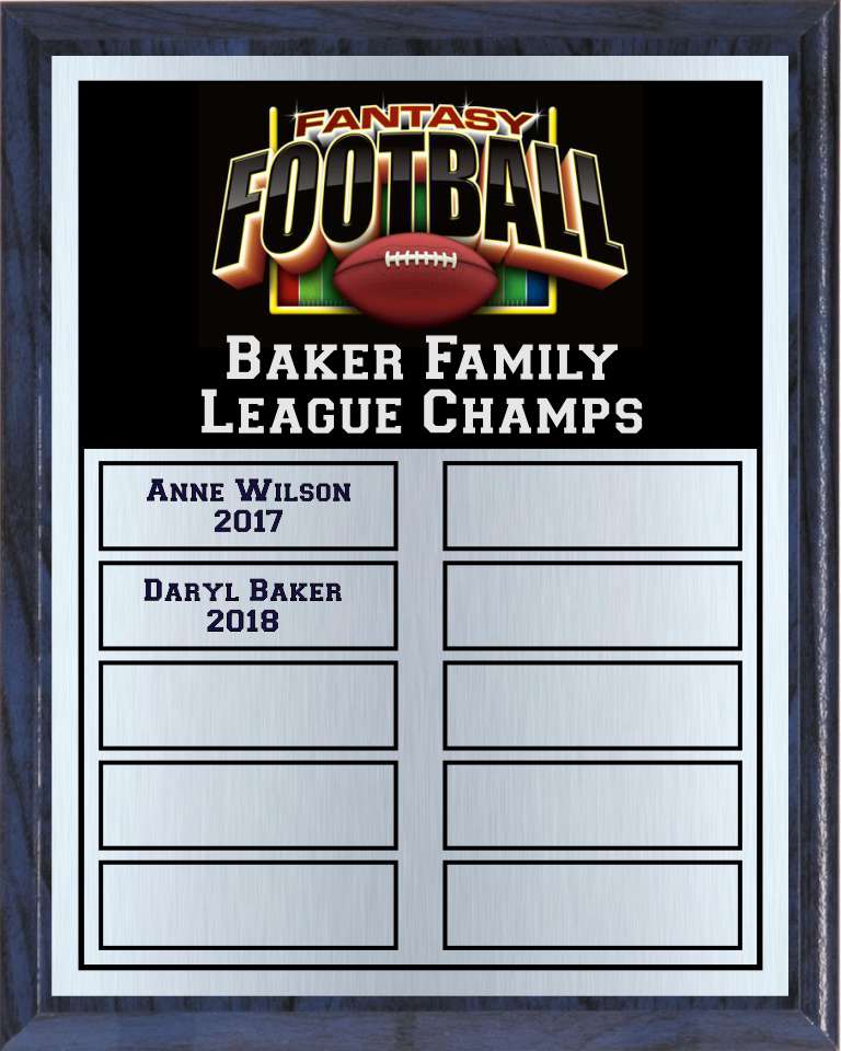 Economy Full-Color Perpetual Plaque, Silver
