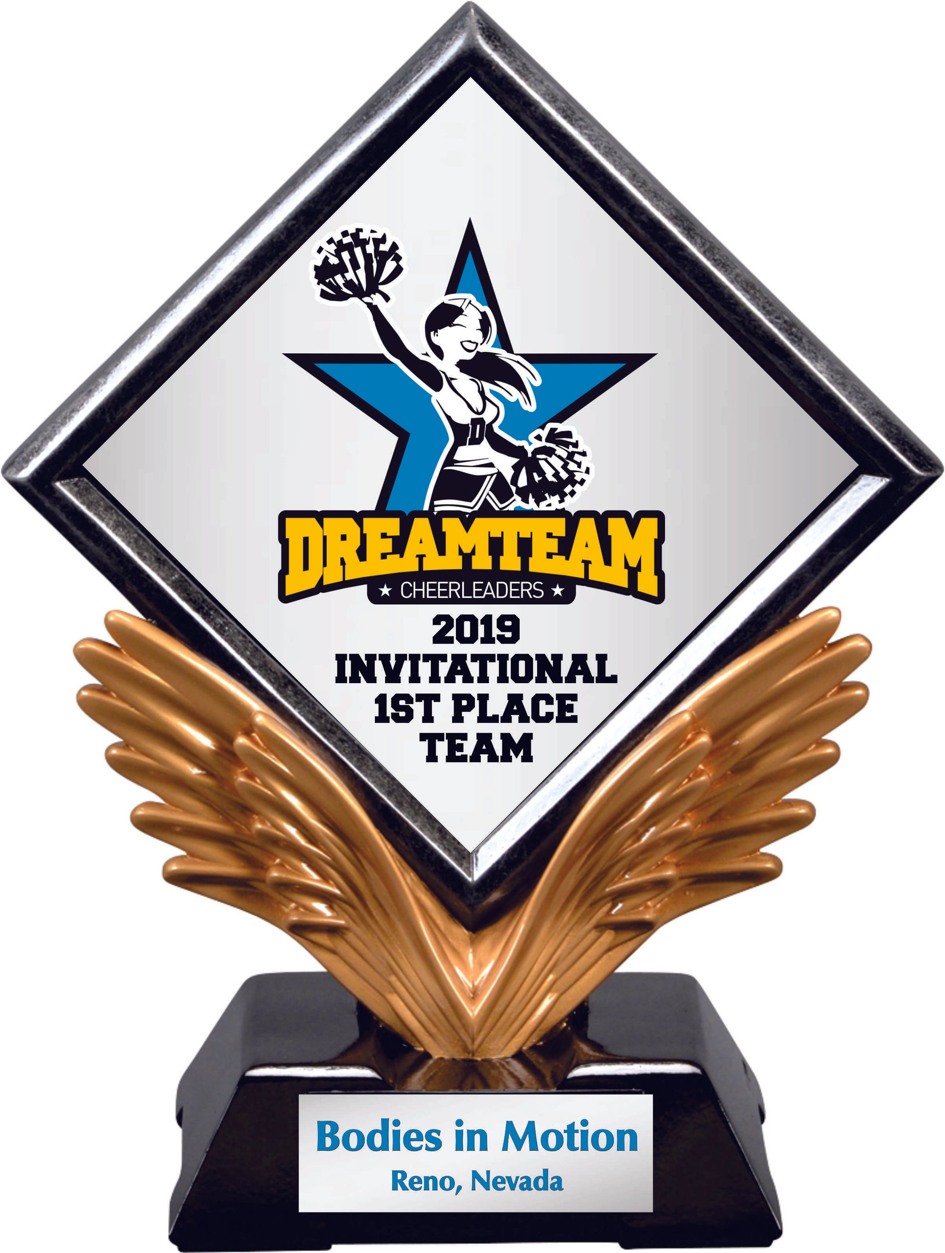 Custom Diamond Wings Trophy