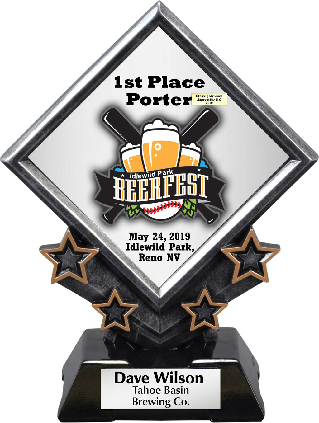 Custom Diamond Stars Trophy