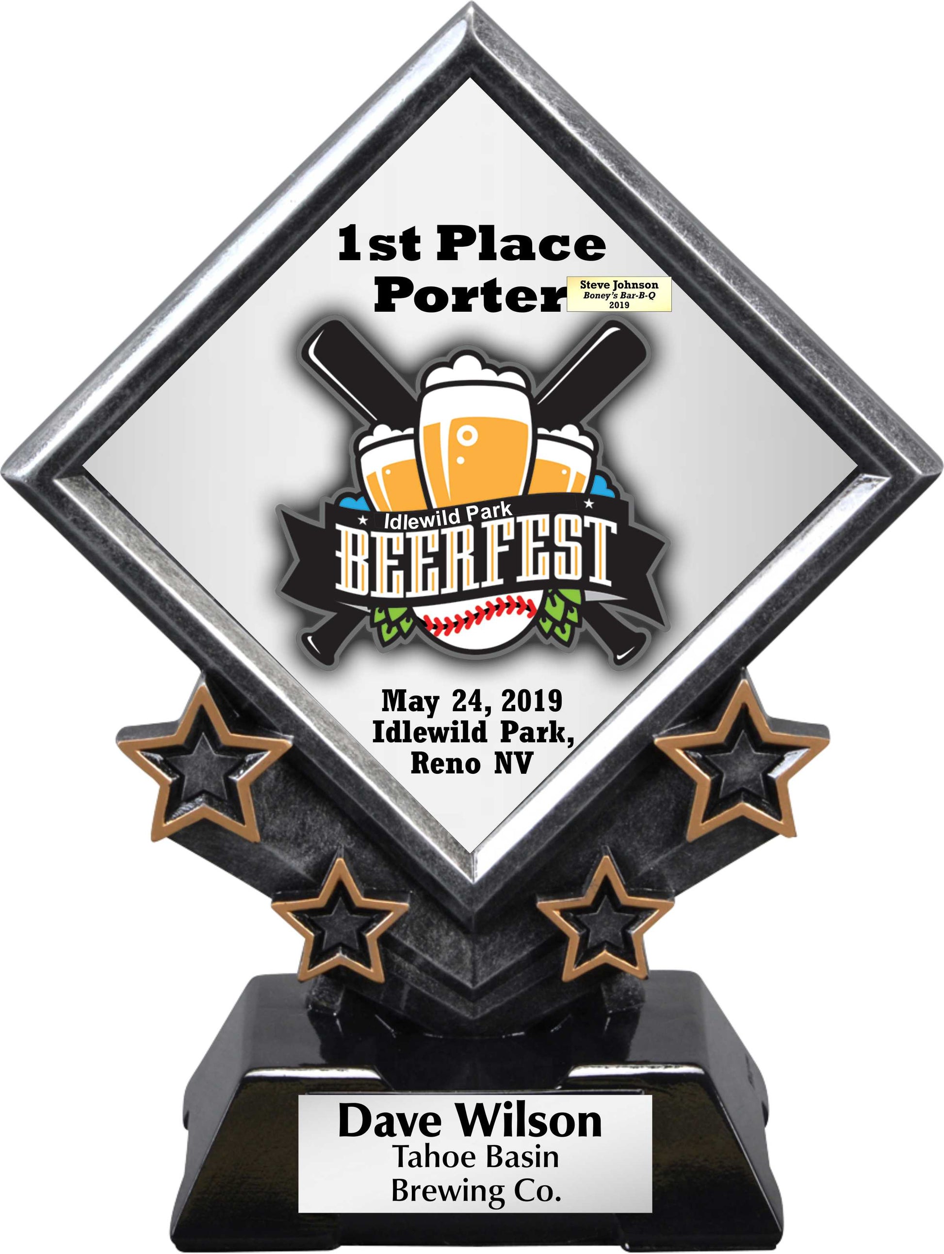 Custom Diamond Stars Trophy