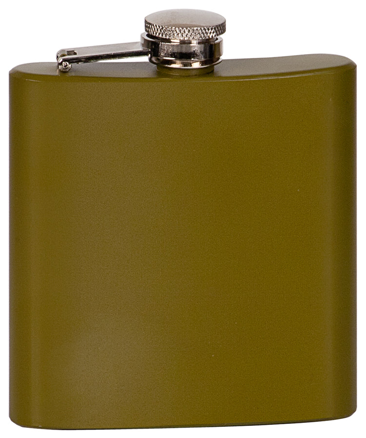 6 oz Engraved Stainless Steel Flask