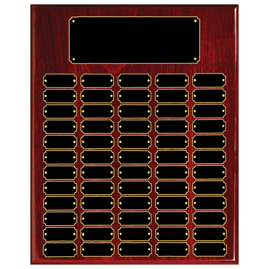 60 Plate Rosewood Piano Finish Perpetual Plaque