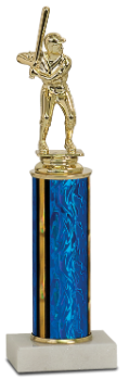 Economy Trophy with Genuine Marble Base and 6” of Column