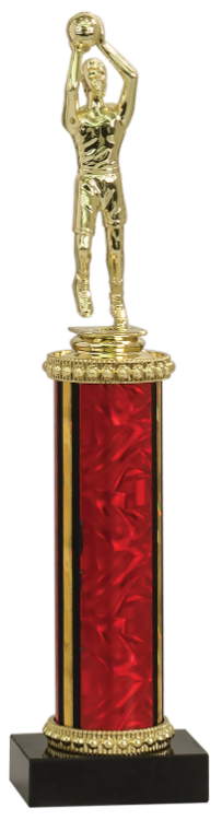 Economy Trophy with Genuine Marble Base and 6” of Column