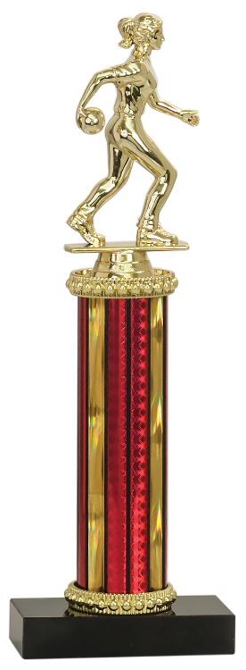 Economy Trophy with Genuine Marble Base and 6” of Column