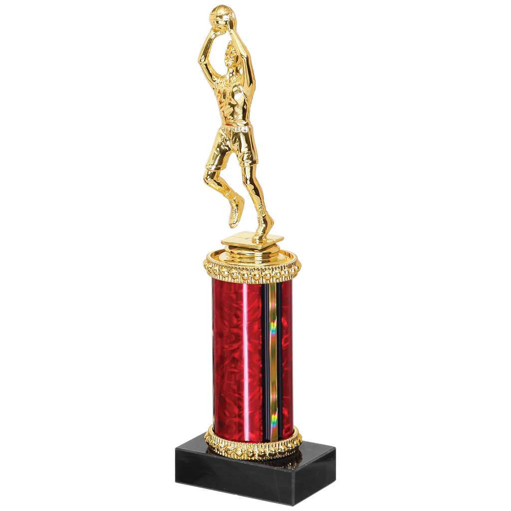 Economy Trophy with Genuine Marble Base and 3” of Column