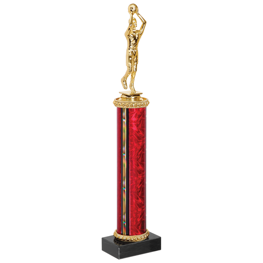 Economy Trophy with Genuine Marble Base and 6” of Column