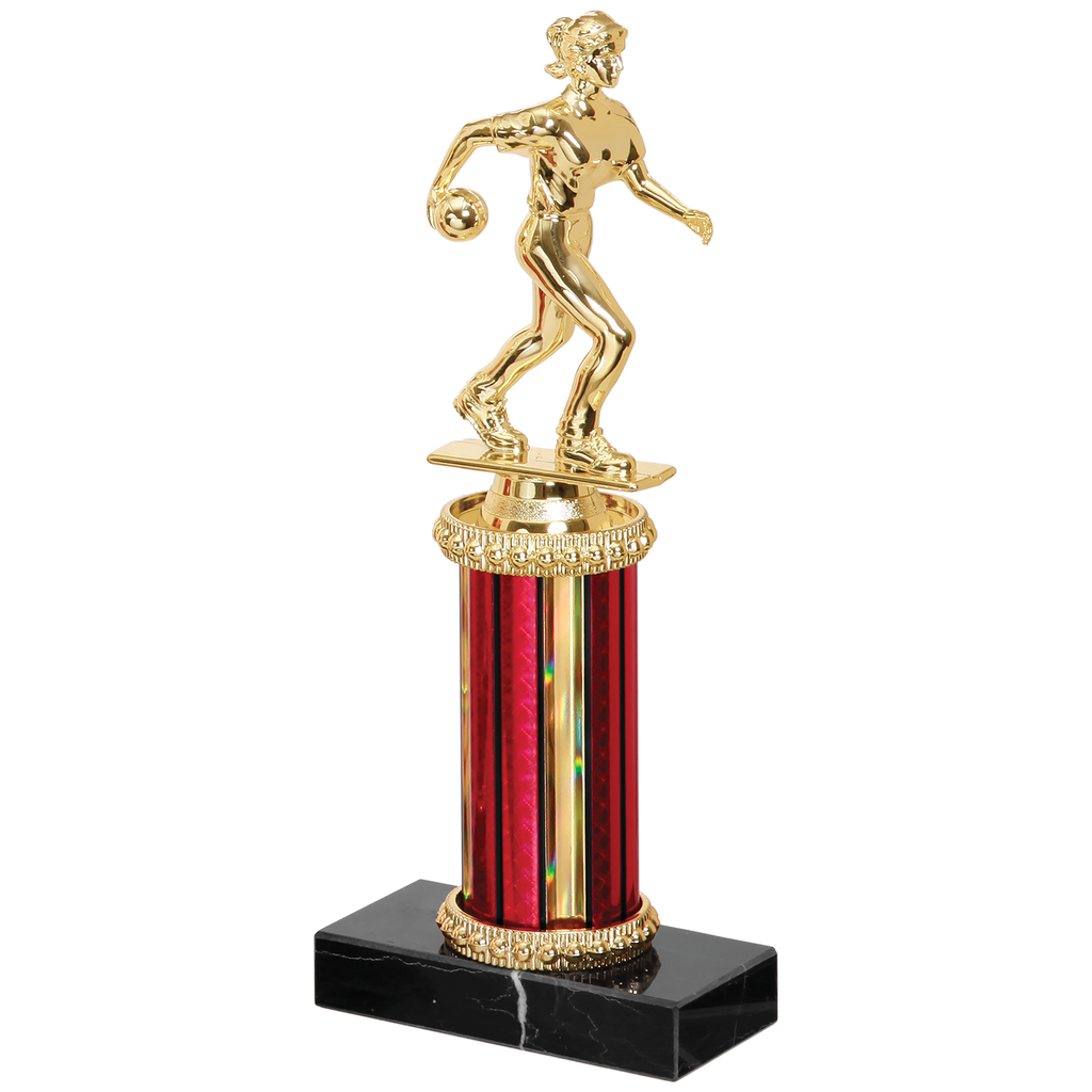 Economy Trophy with Genuine Marble Base and 3” of Column
