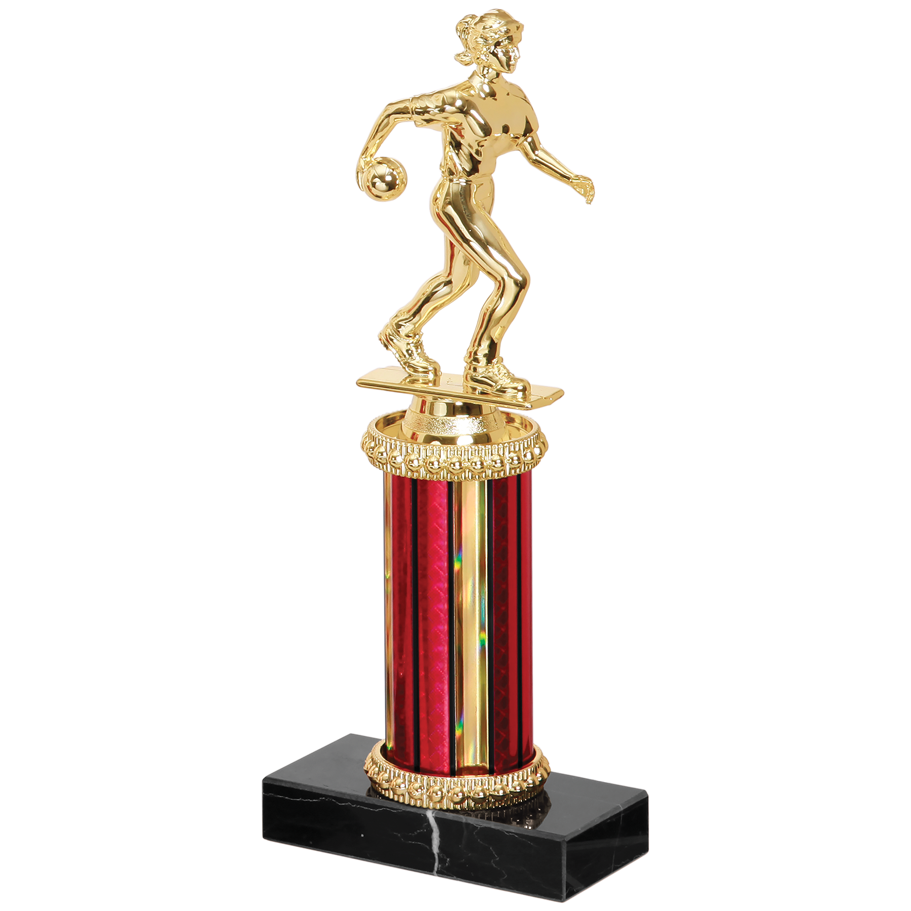 Economy Trophy with Genuine Marble Base and 3” of Column