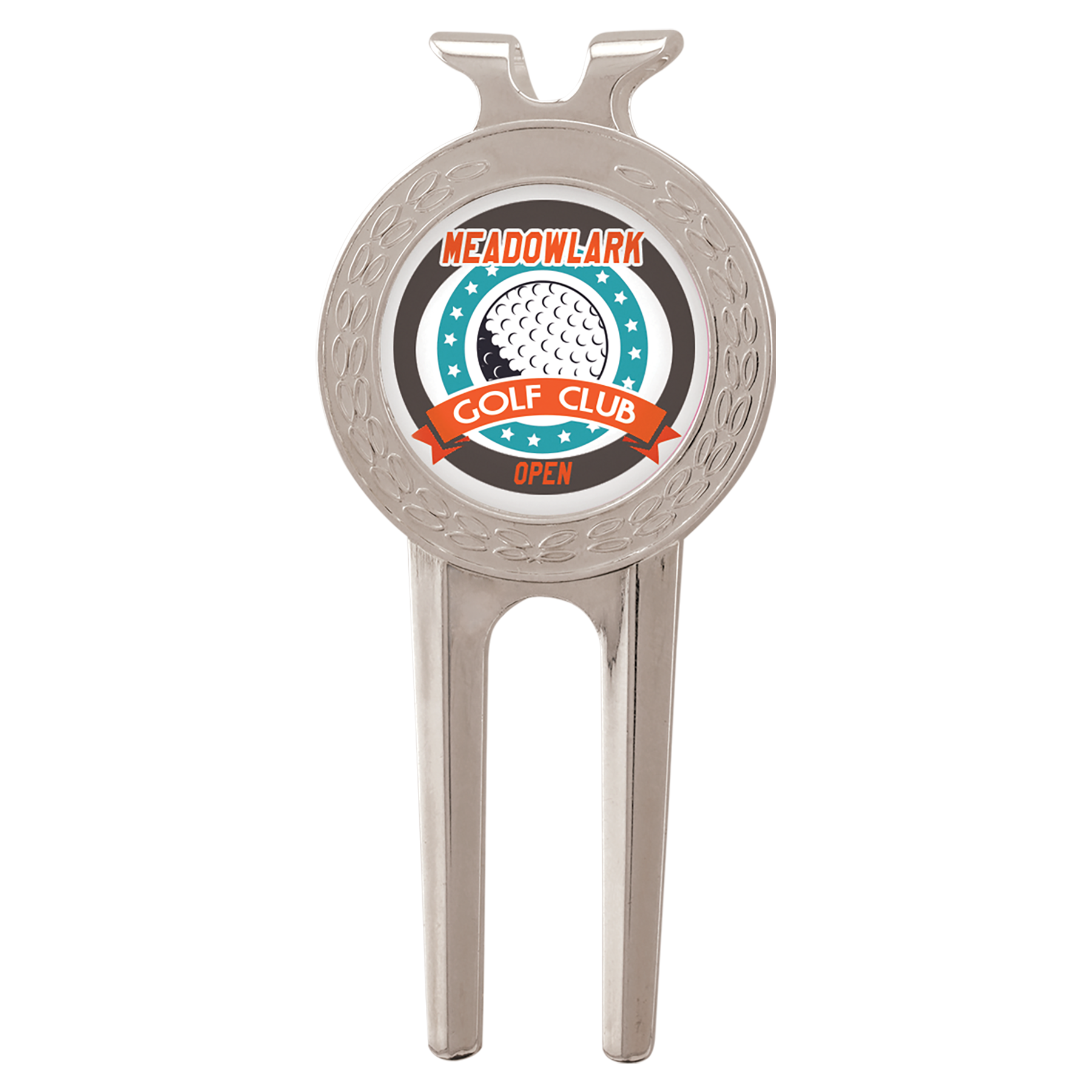 Silver Divot Tool with Custom Insert 
