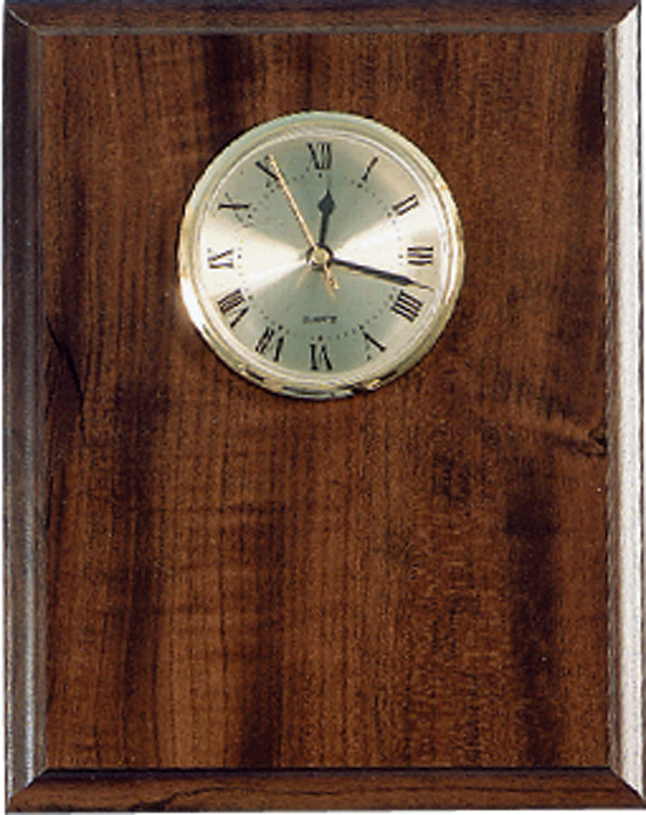 8" x 10 Elegant Cherry Clock Plaque