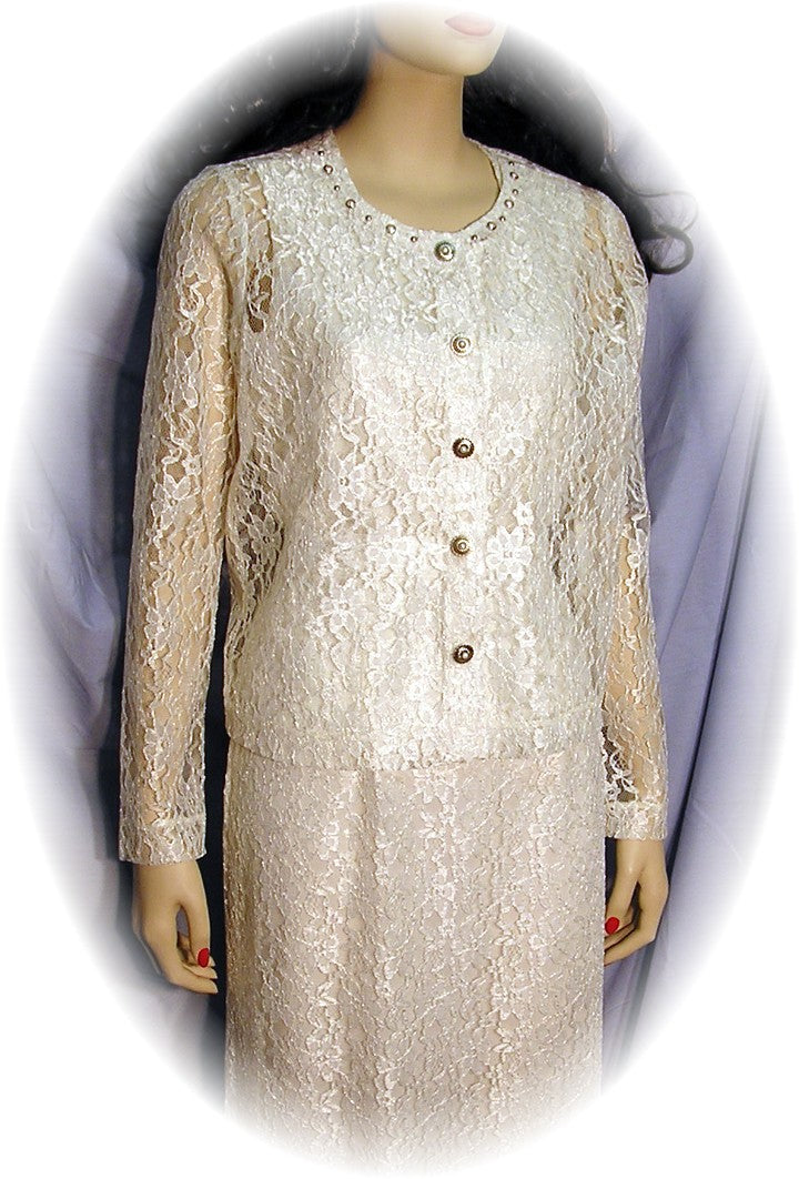 Ivory Lace Jacket